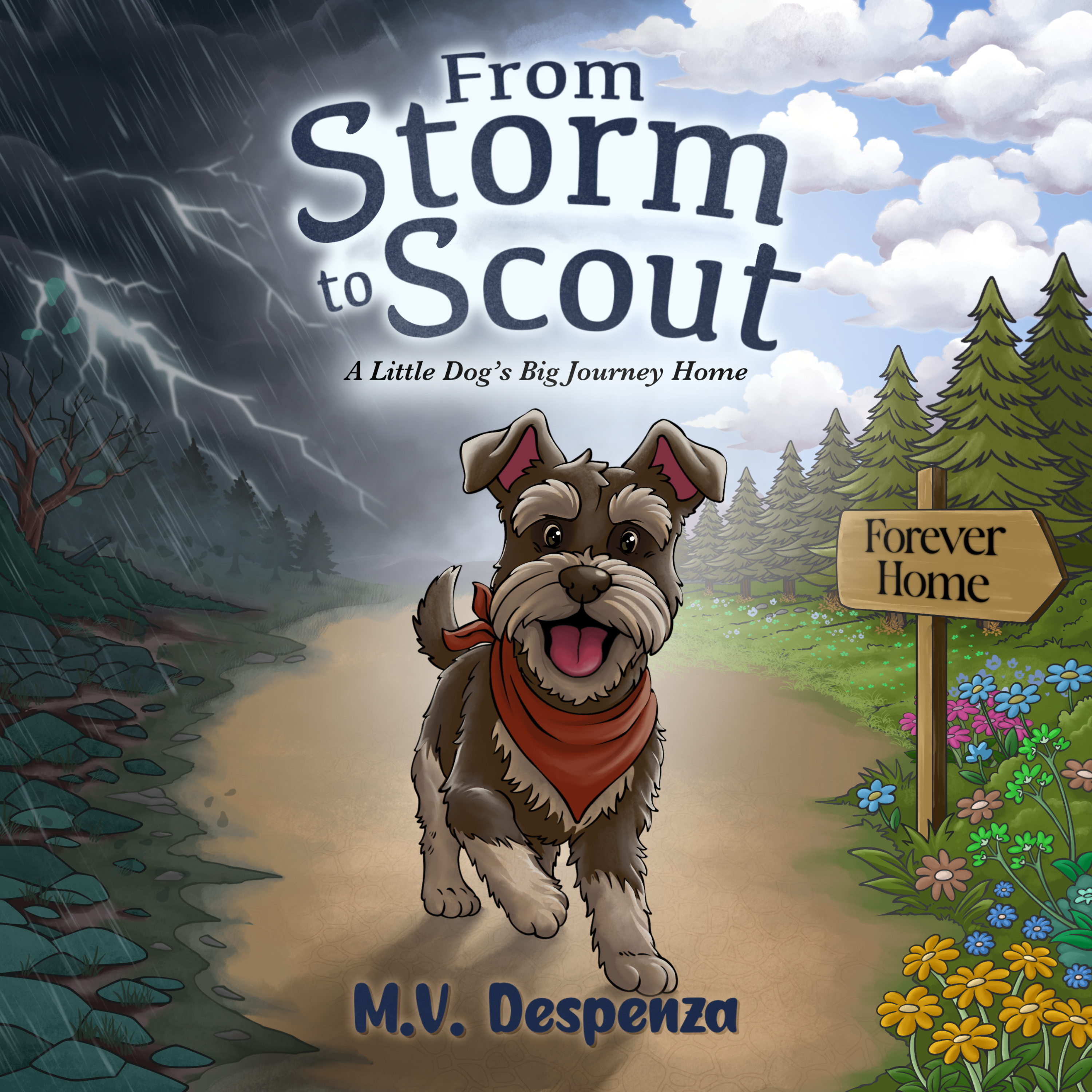 From Storm to Scout:  A Little Dog's Big Journey Home