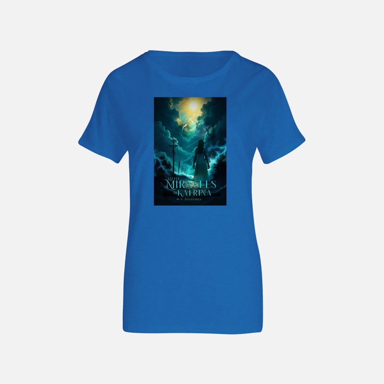 Little Miracles of Katrina Soft Touch Ladies Royal Blue T-Shirt