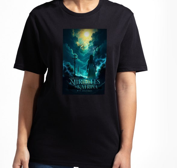 Little Miracles of Katrina All Organic Cotton Unisex Black T-Shirt