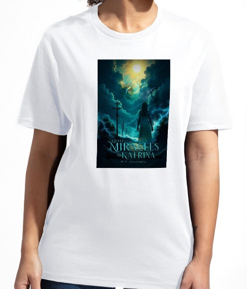 Little Miracles of Katrina All Organic Cotton Unisex White T-Shirt