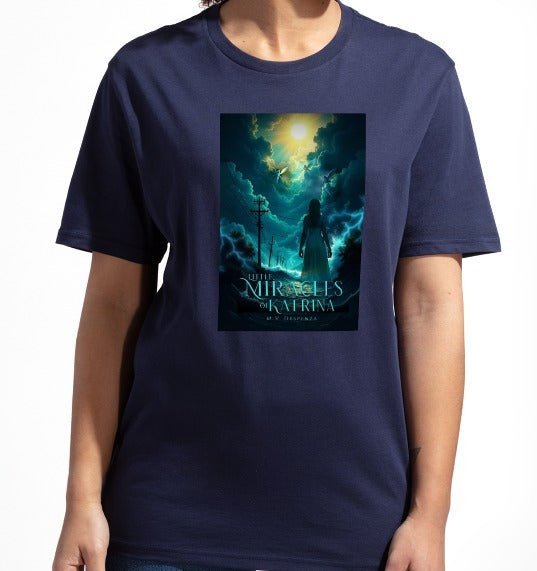 Little Miracles of Katrina All Organic Cotton Unisex Navy T-Shirt