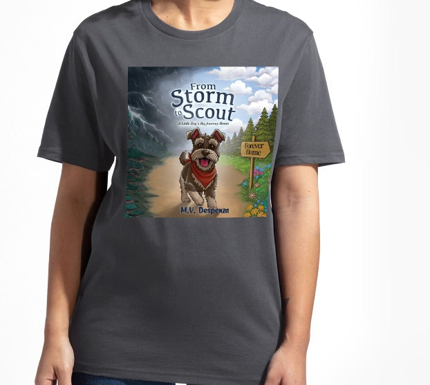 From Storm To Scout All Organic Cotton Unisex Grey T-Shirt