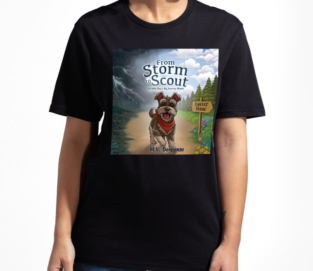 From Storm To Scout All Organic Cotton Unisex Black T-Shirt