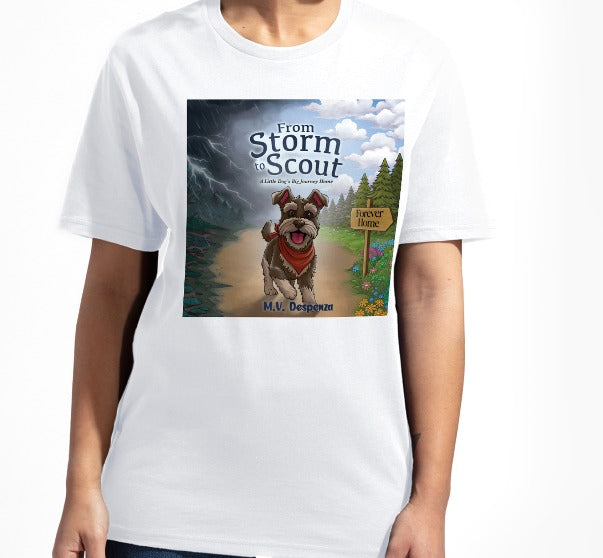 From Storm To Scout All Organic Cotton Unisex White T-Shirt