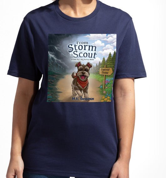 From Storm To Scout All Organic Cotton Unisex Navy T-Shirt